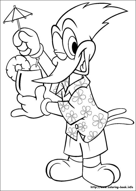 Woody Woodpecker kolorowanki